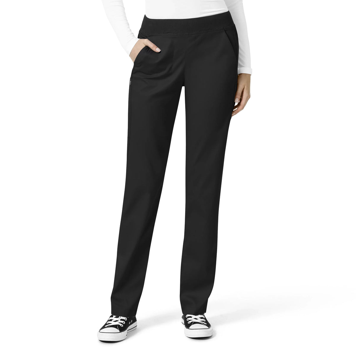 Wonder Wink Womens Knit Waist Cargo Scrub Pants