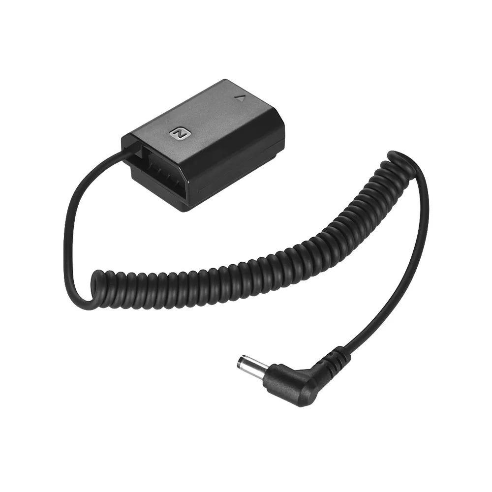 NP-FZ100 Dummy Battery Pack  Coupler Connector Cable, Adapter for  A7III A9 A7RIII A7SIII, Long-lasting  Solution