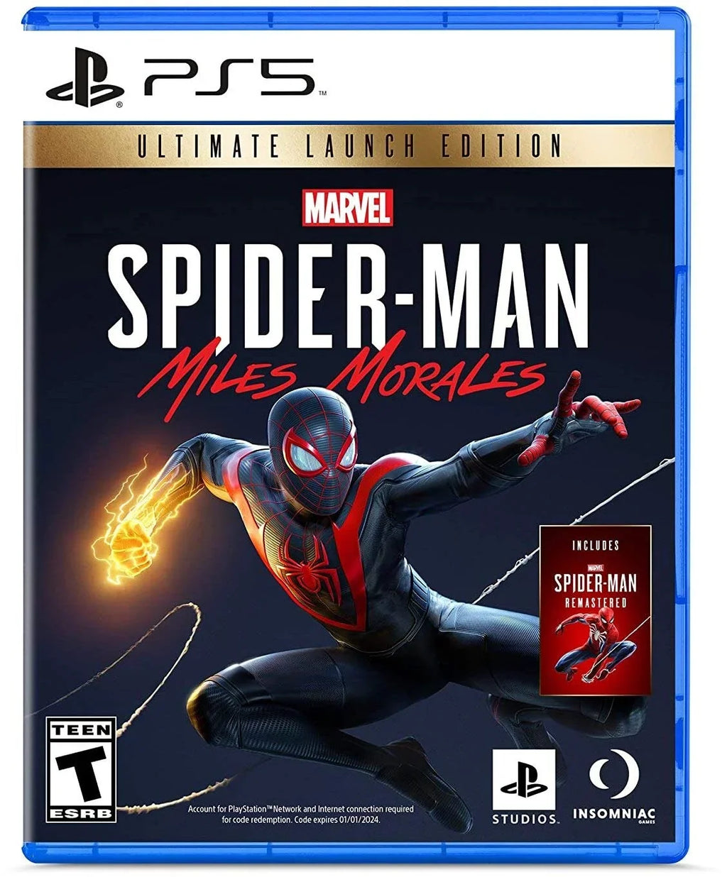 Playstation 5 Disc Version ( PS5 Disc) with Midnight Black Extra Controller, Marvel's Spider-Man: Miles Morales Ultimate Launch Edition and Microfiber Cleaning Cloth Bundle