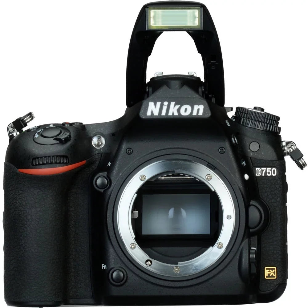 D750 24.3MP DSLR Digital Camera with AF 50mm f/1.8D Lens (1543) Bundle with SanDisk 64GB SD Card + Camera Bag + Filter Kit + Spare Battery + Telephoto Lens