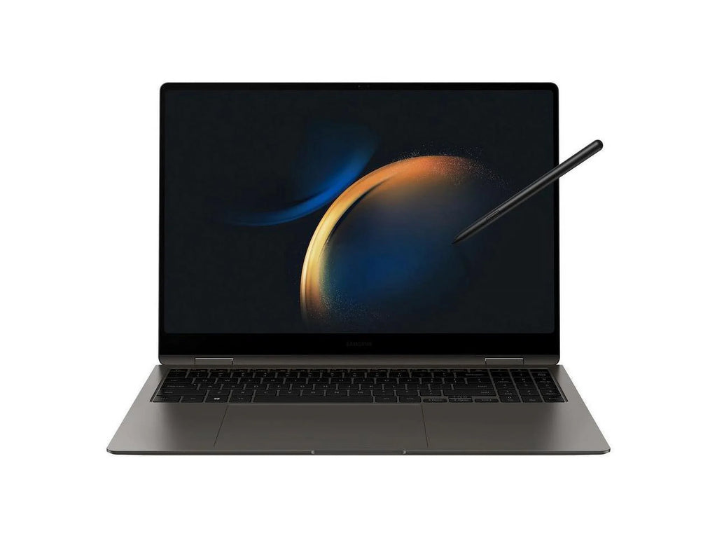 Galaxy Book3 Pro 360 - Flip design -  Core i5 - 1340P / up to 5 GHz - Evo - Win 11 Pro -  Iris Xe Graphics - 16 GB RAM - 256 GB SSD NVMe - 15.6" AMOLED touchscreen 2880 x 1800 (WQXGA+) - Wi-Fi 6E - graphite