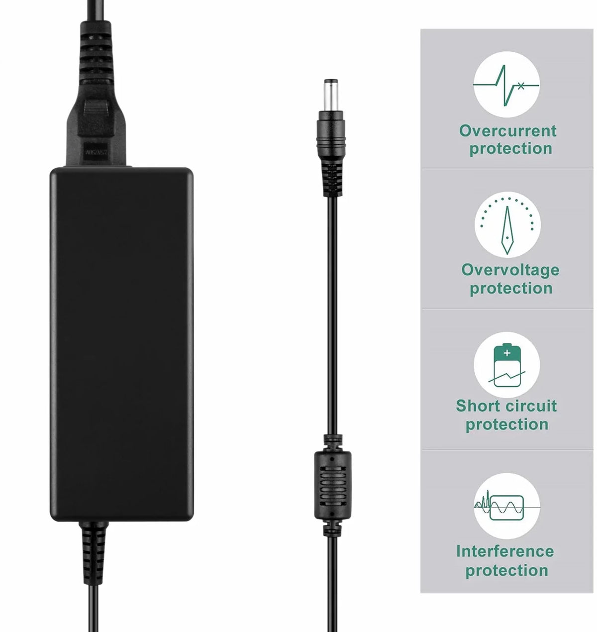 KONKIN BOO appropriate AC / DC Adapter Replacement for  Vostro V5460-1308/ I3-3120 V5460-1316/ I3-3120 V5460-1516/I5 3230 V5460-1618/I5-3337 V5460-2626/I5-3337 V5460 p41g Notebook PC Power